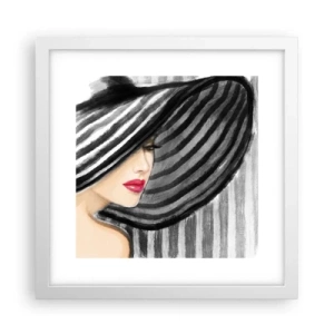 Plagát v bielom ráme - Kde ťa hľadať? - 30x30 cm