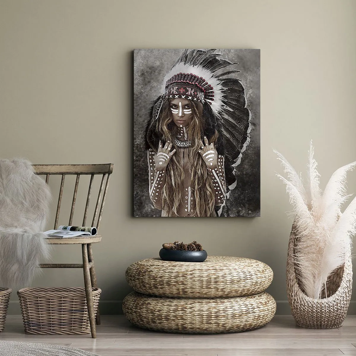 Obraz na plátne - Tajomstvo kmeňovej sily - 50x70 cm