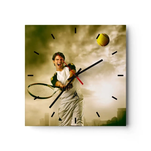 Nástenné hodiny - Energia a radosť - 40x40 cm