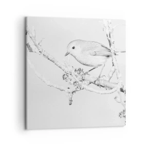 Obraz na plátne - Zimné ráno - 50x50 cm