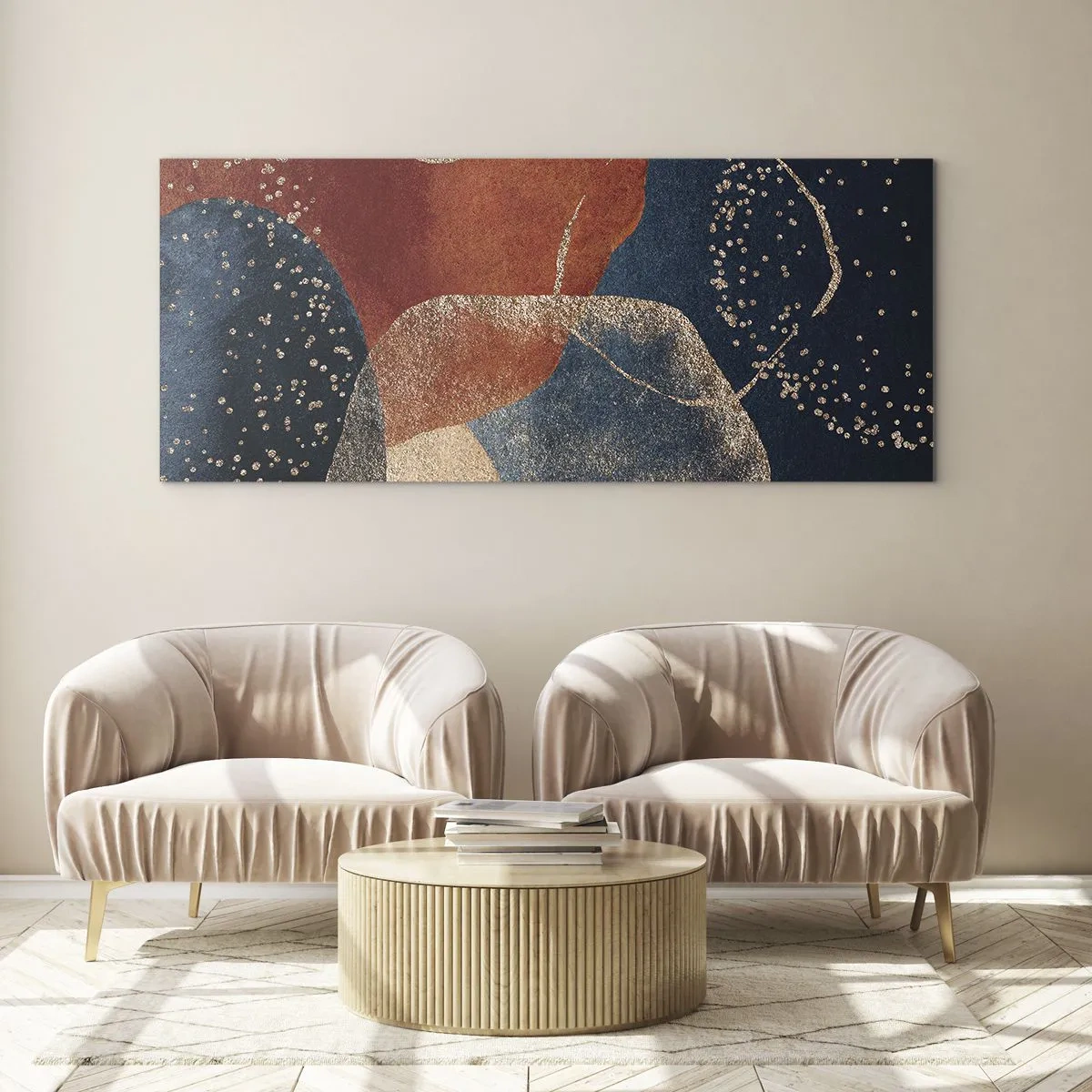 Obraz na skle - Ľahkosť bytia - 100x40 cm