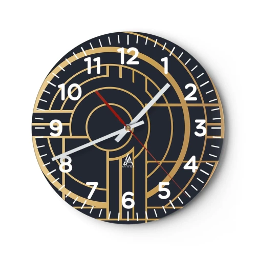 Nástenné hodiny - Obraty udalosti - 40x40 cm