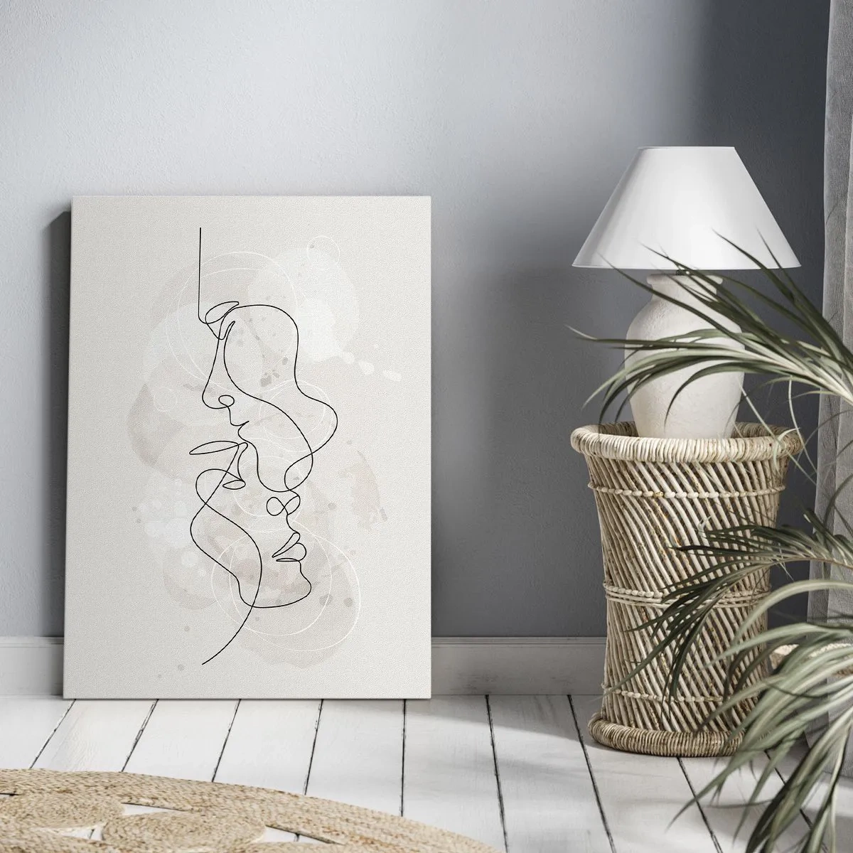 Obraz na plátne - Zamotaní v objatí - 50x70 cm