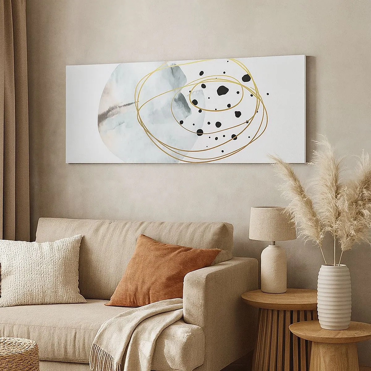 Obraz na plátne - V objatí priestoru - 100x40 cm