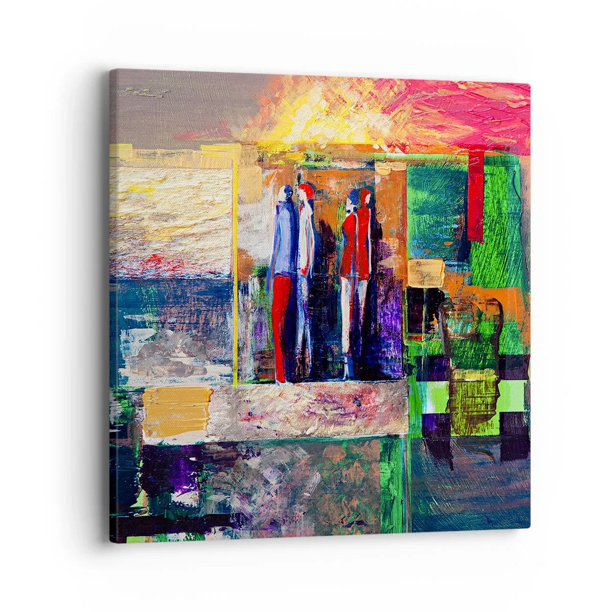 Obraz na plátne - Vzťahy a emócie - 40x40 cm