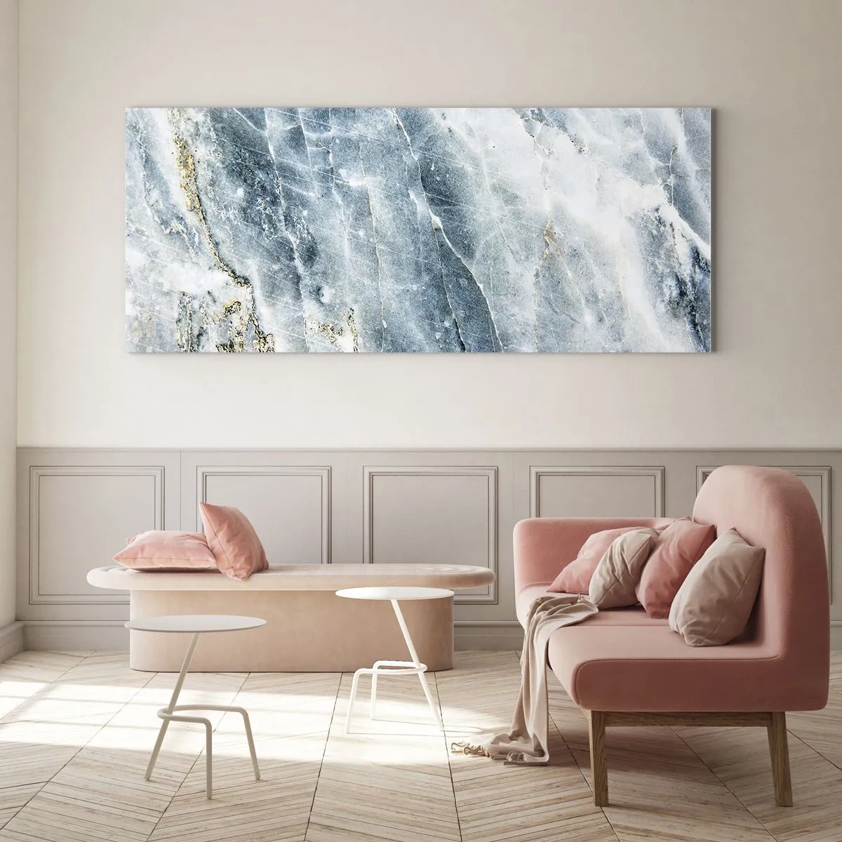 Obraz na skle - Ľadový svet - 120x50 cm