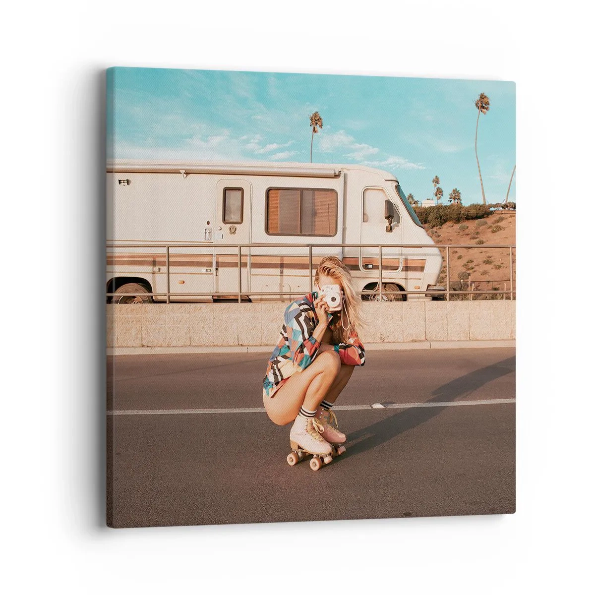 Obraz na plátne - Usmejte sa! - 40x40 cm