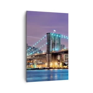 Obraz na plátne - Po veľa rokov Brooklynský most - 80x120 cm
