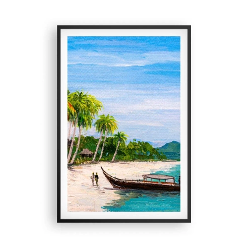 Plagát v čiernom ráme - Exotický sen - 61x91 cm