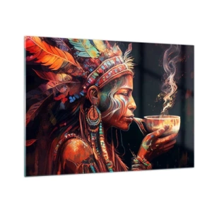 Obraz na skle - Magický rituál - 100x70 cm