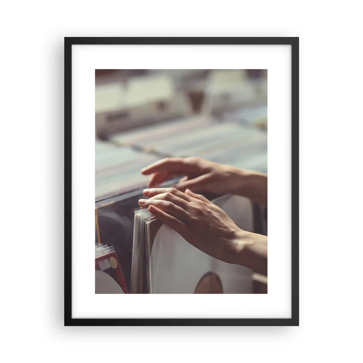 Plagát v čiernom ráme - Hľadanie emócií - 40x50 cm