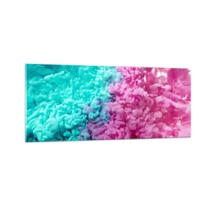 Obraz na skle - Rozhodujúci stret - 100x40 cm