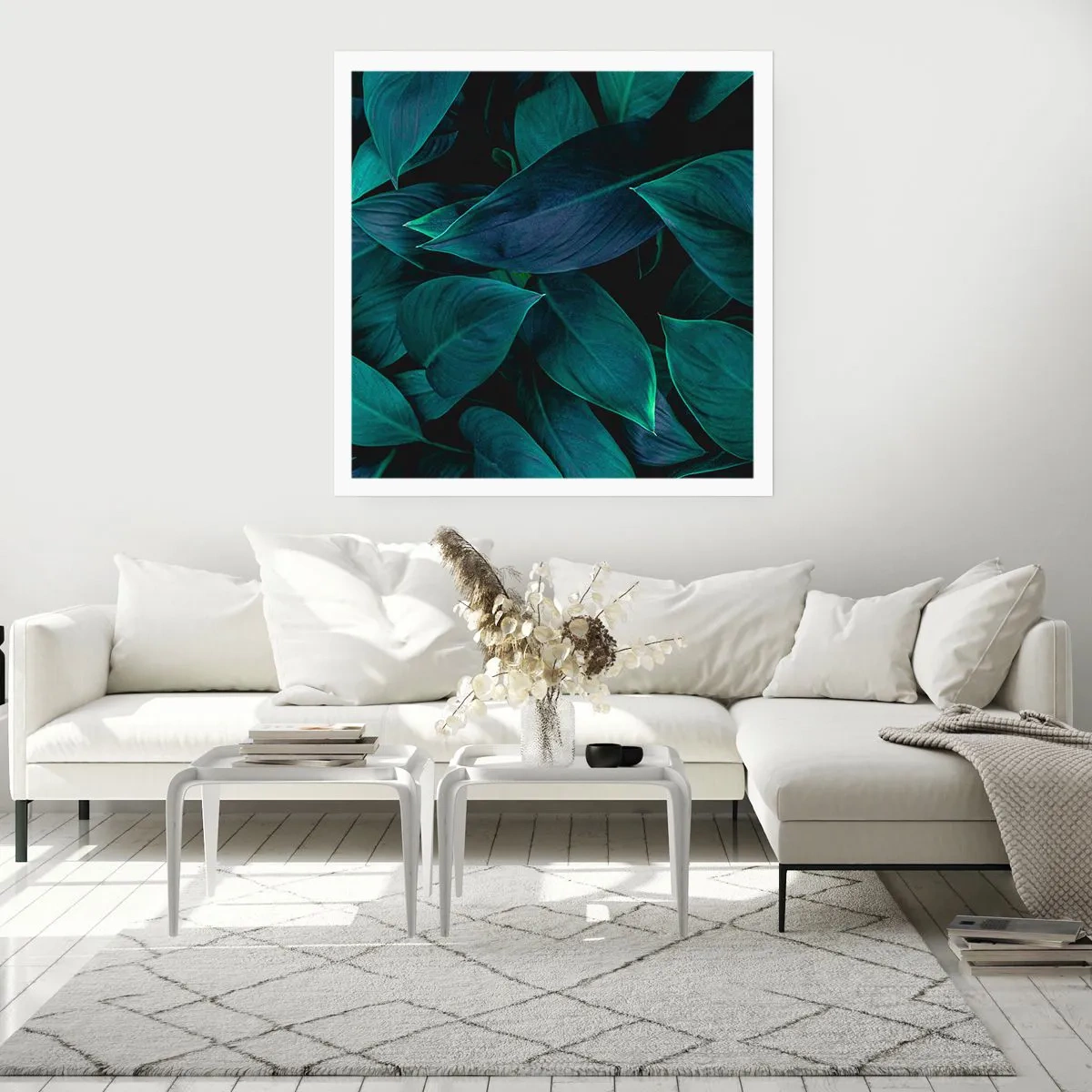 Plagát - Zeleň sama o sebe - 30x30 cm