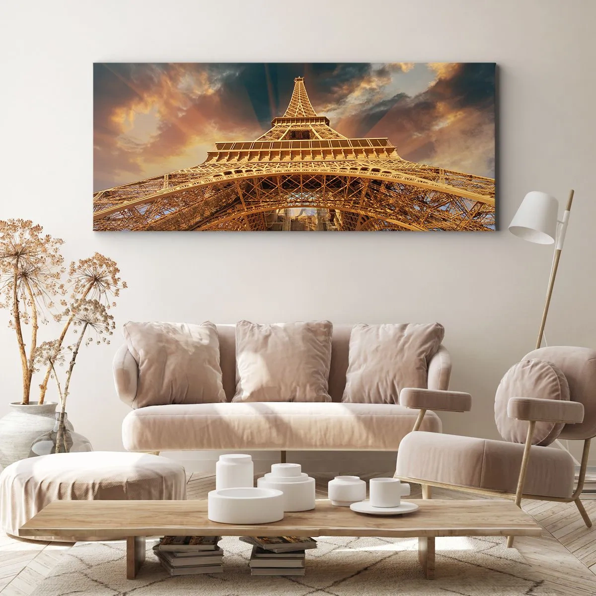 Obraz na plátne - Ako ľudstvo dosiahlo nebo - 100x40 cm