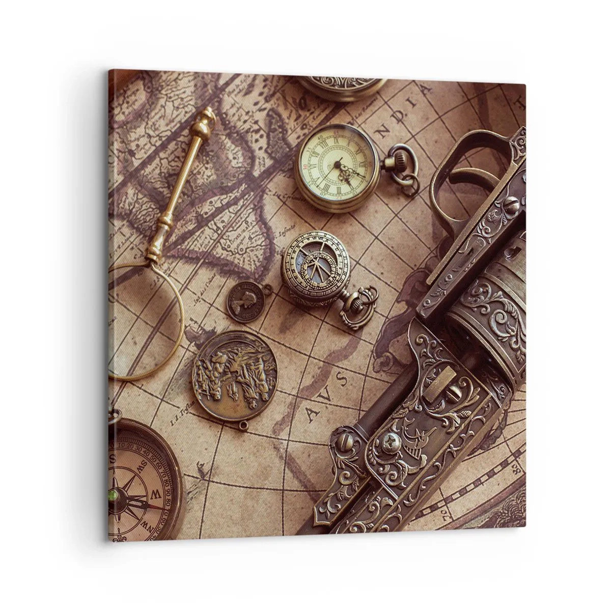 Obraz na plátne - Dobrodružstvo volá - 60x60 cm