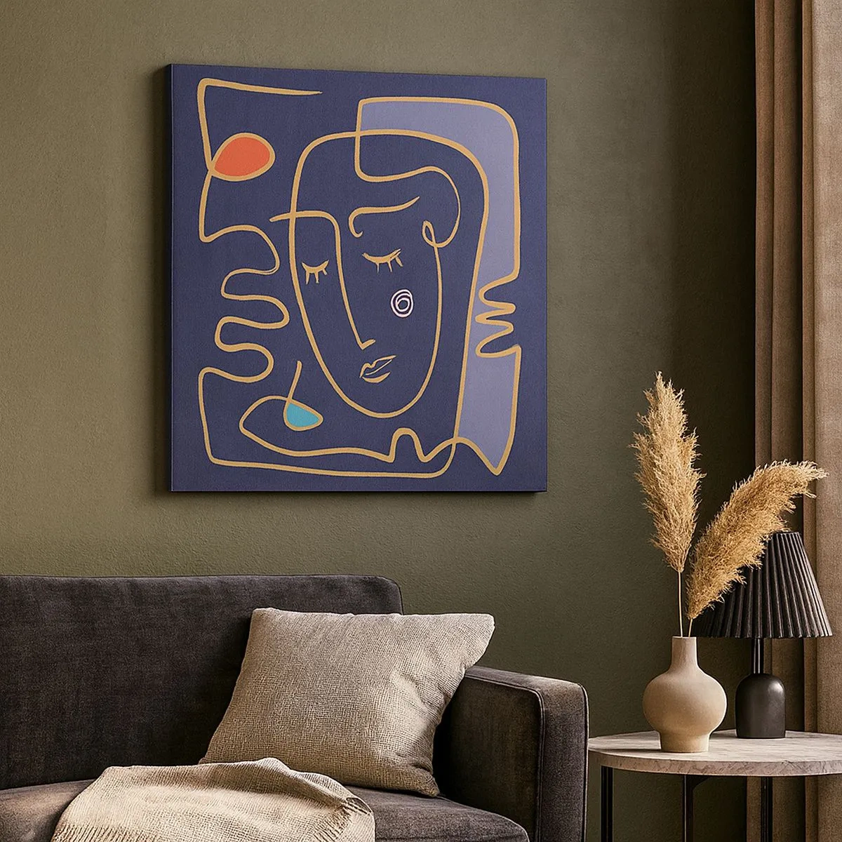 Obraz na plátne - V zádumčivosti - 30x30 cm