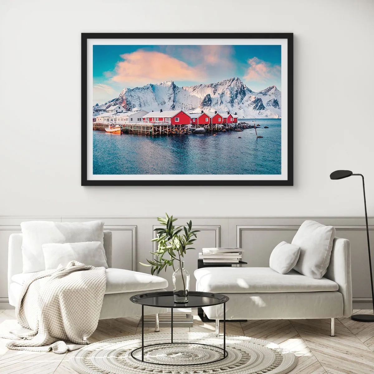 Plagát v čiernom ráme - Severné útočisko - 91x61 cm