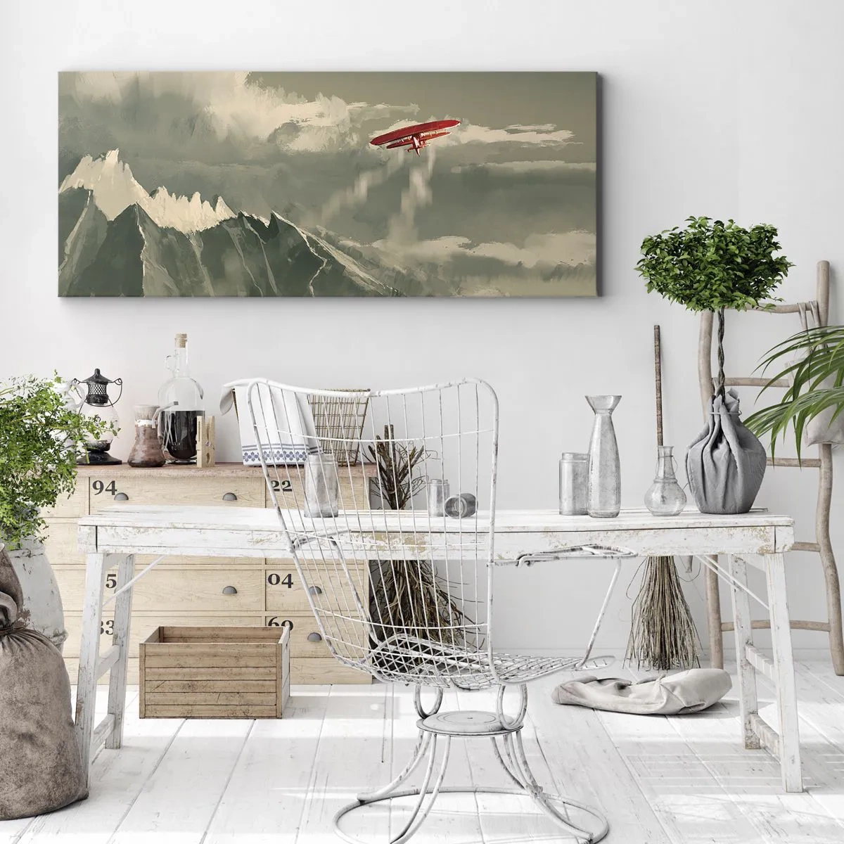 Obraz na plátne - Nebojácny priekopník - 160x50 cm
