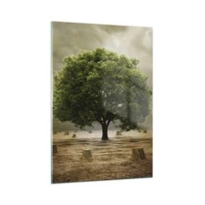 Obraz na skle - Celá nádej - 50x70 cm