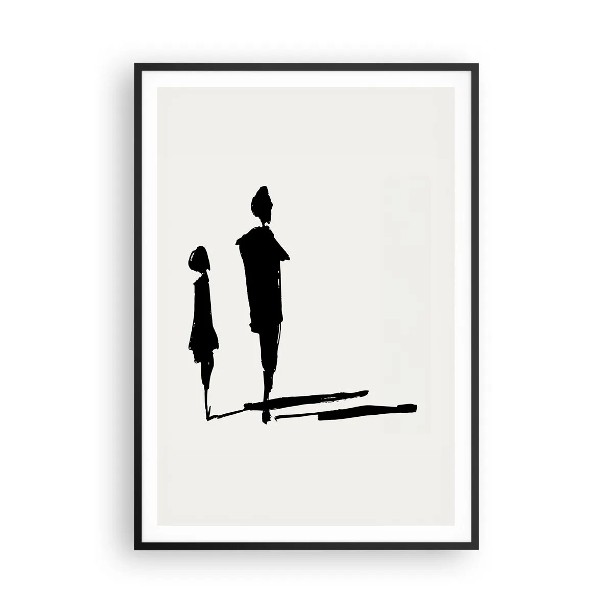 Plagát v čiernom ráme - Určite spolu? - 70x100 cm