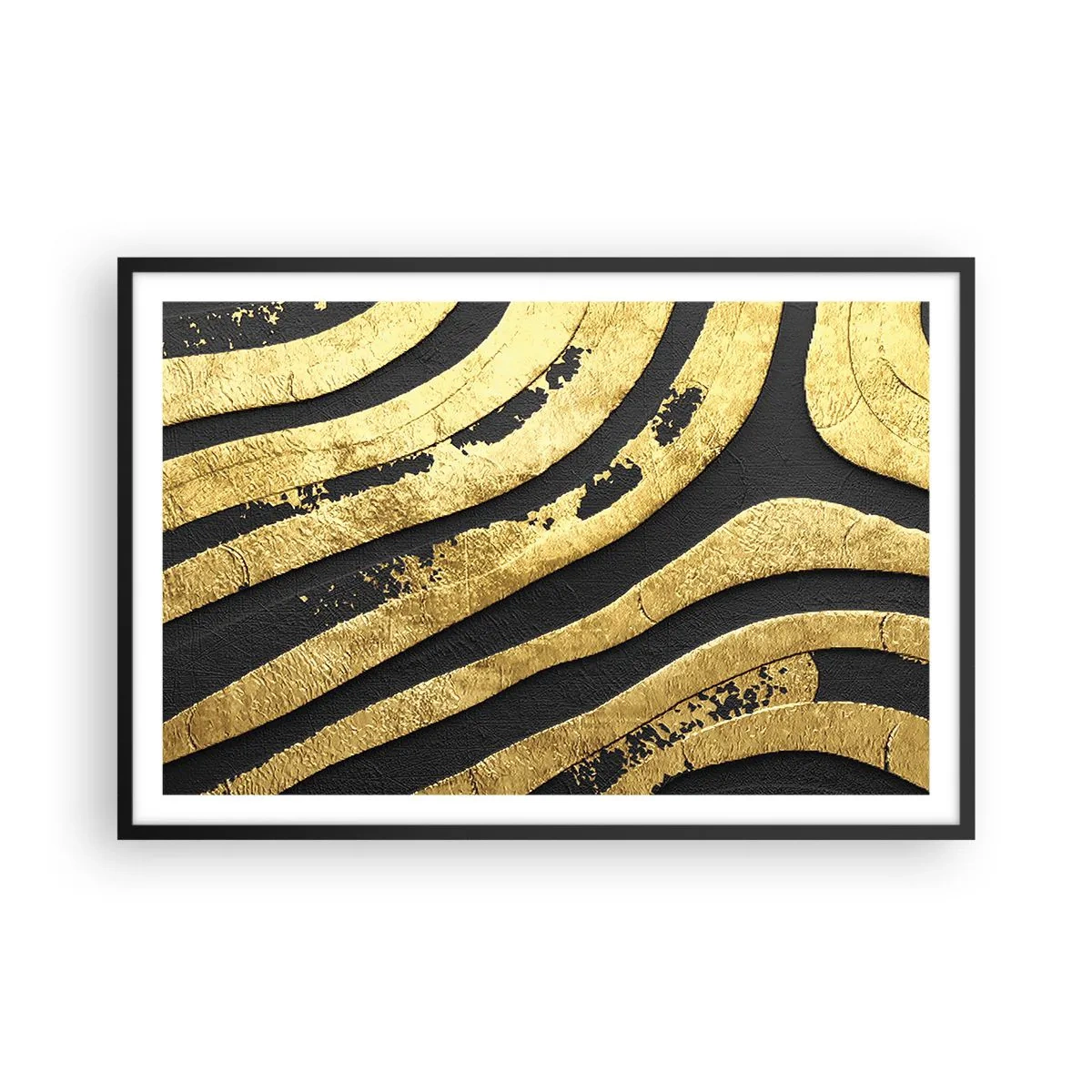 Plagát v čiernom ráme - Všetko plynie - 91x61 cm