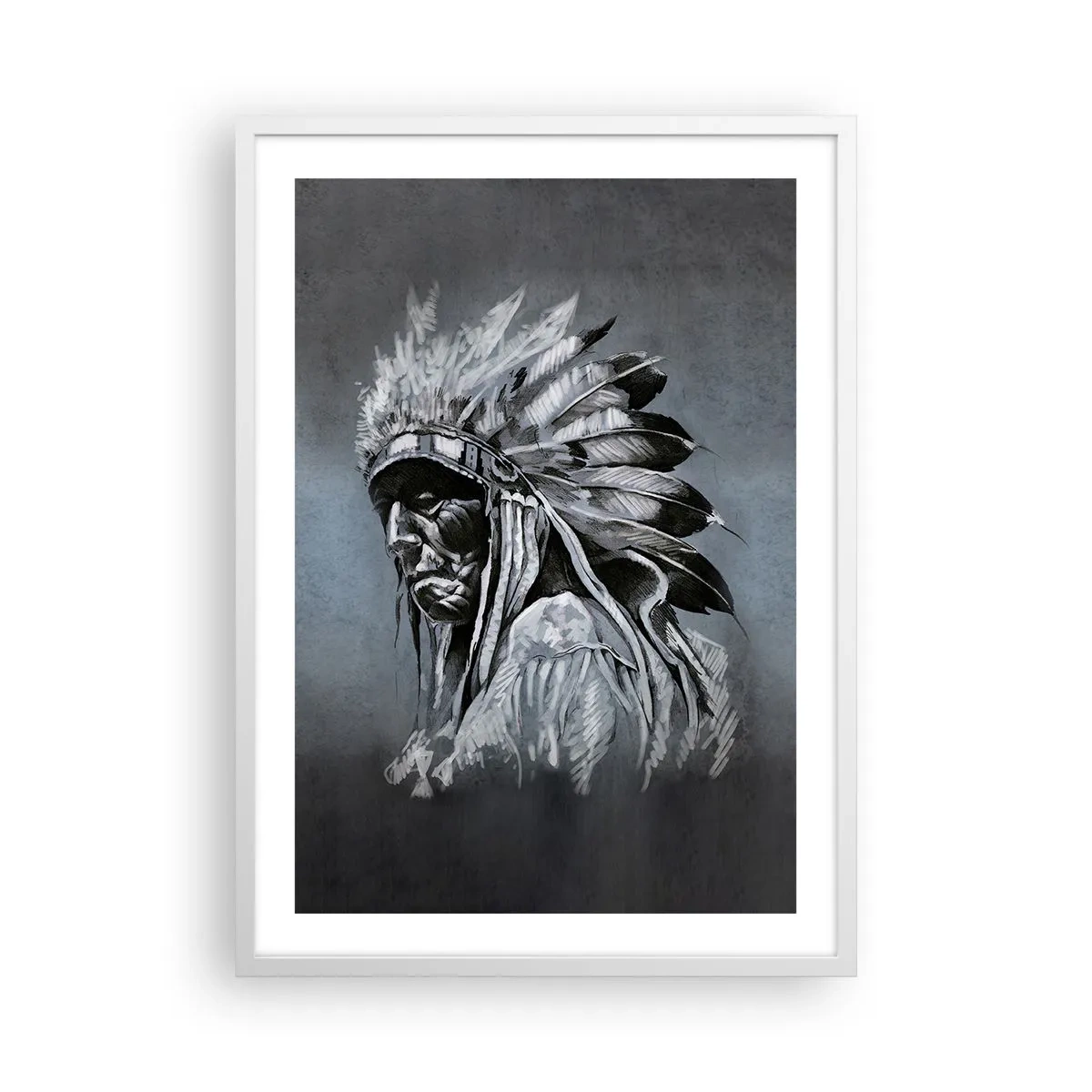 Plagát v bielom ráme - Návrat k základom - 50x70 cm