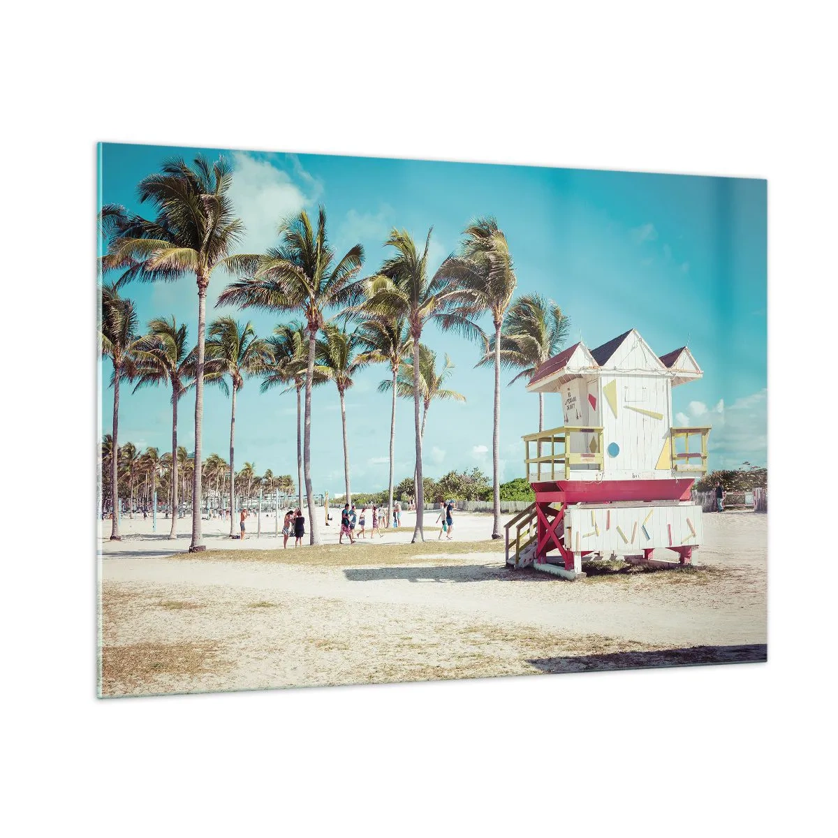 Obraz na skle - Čaká ťa krásny deň - 100x70 cm