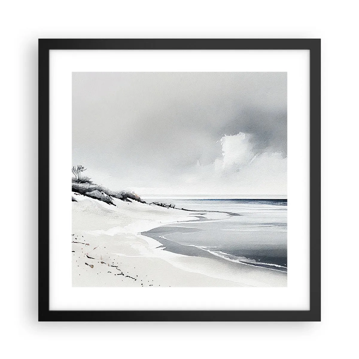 Plagát v čiernom ráme - Vždy spolu - 40x40 cm