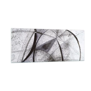 Obraz na skle - Futuristická fantázia - 100x40 cm