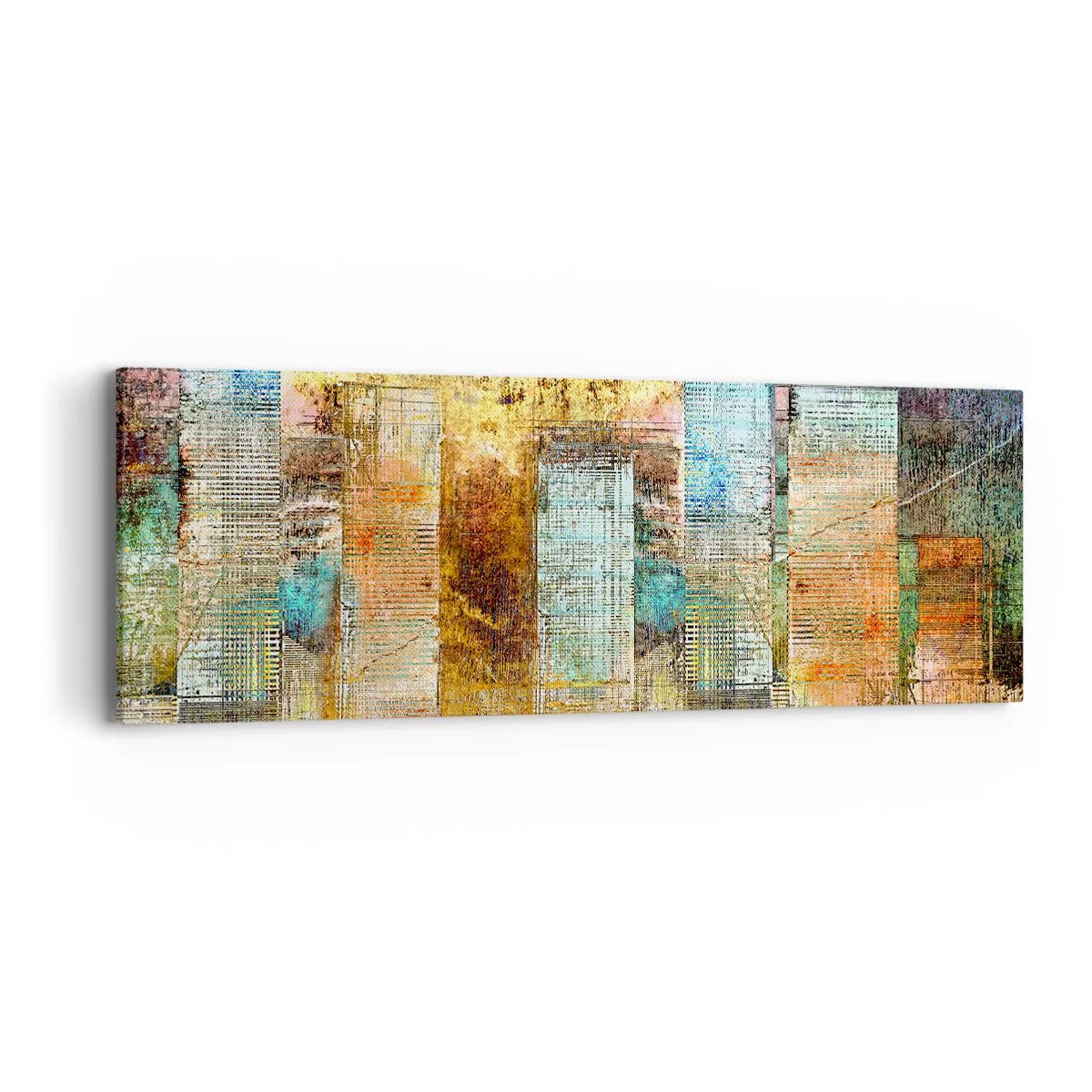 Obraz na plátne - Slnečná metropola - 90x30 cm