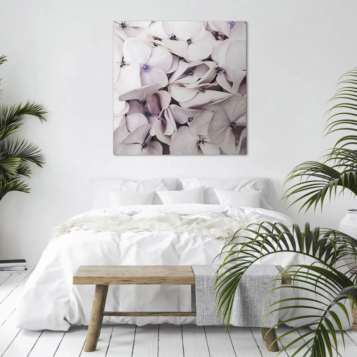 Obraz na plátne - V záplave kvetov - 40x40 cm