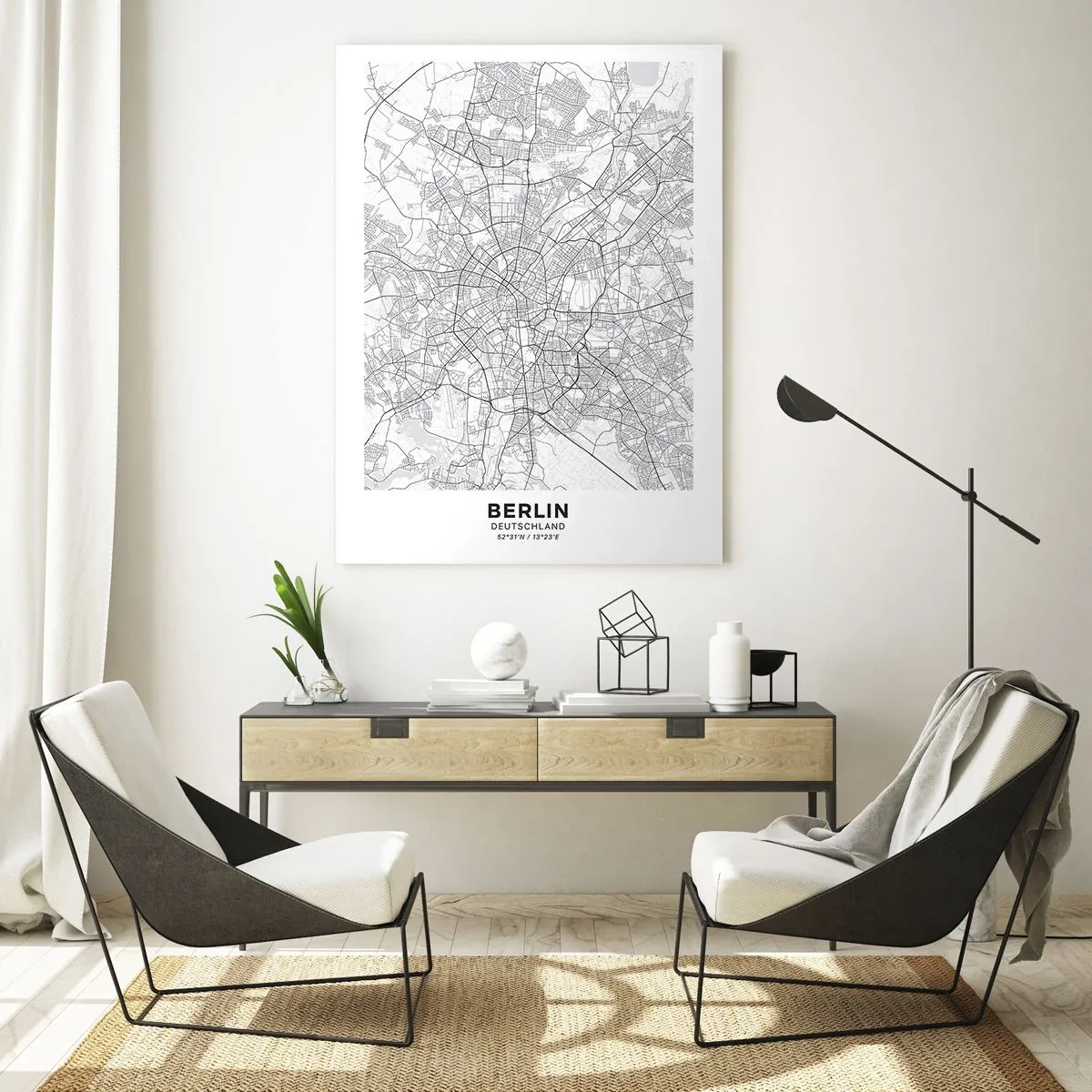 Obraz na skle - Kvet Berlína - 50x70 cm