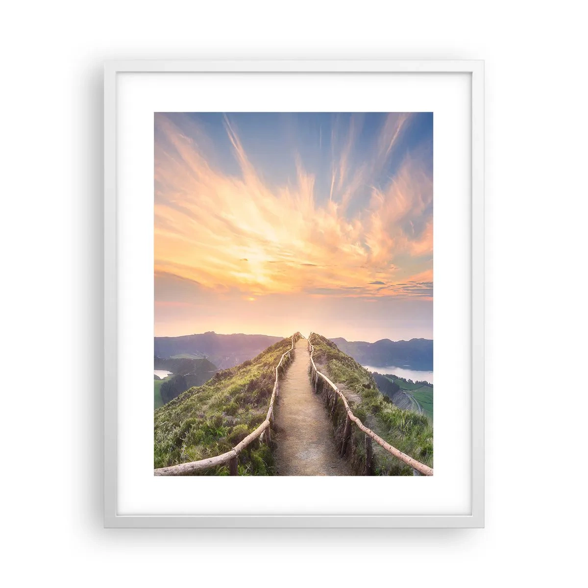 Plagát v bielom ráme - Blízko neba - 40x50 cm