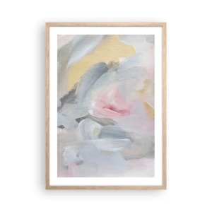 Plagát v ráme zo svetlého duba - V pastelovom svete - 50x70 cm
