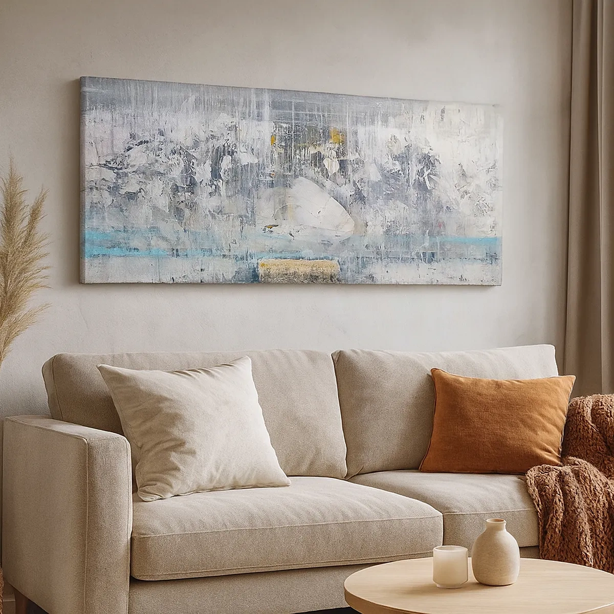 Obraz na plátne - Ako na ľade, tak aj na hrude - 30x30 cm