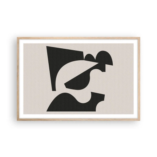 Plagát v ráme zo svetlého duba - Na samostatné ukladanie - 91x61 cm