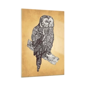 Obraz na skle - Majstrovské ornamenty múdrosti - 50x70 cm