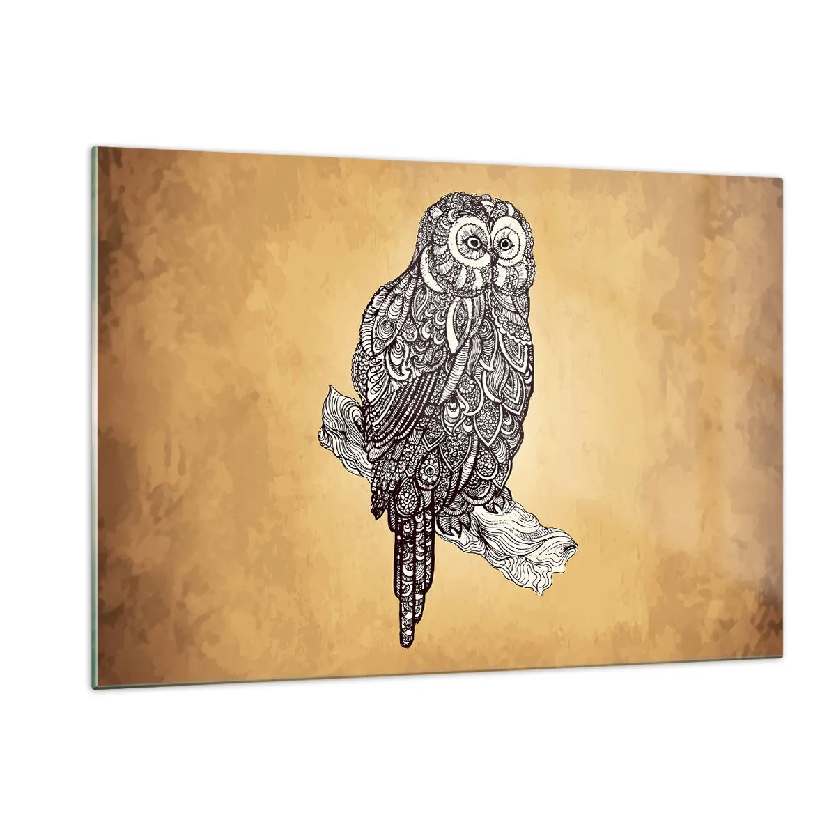 Obraz na skle - Majstrovské ornamenty múdrosti - 120x80 cm