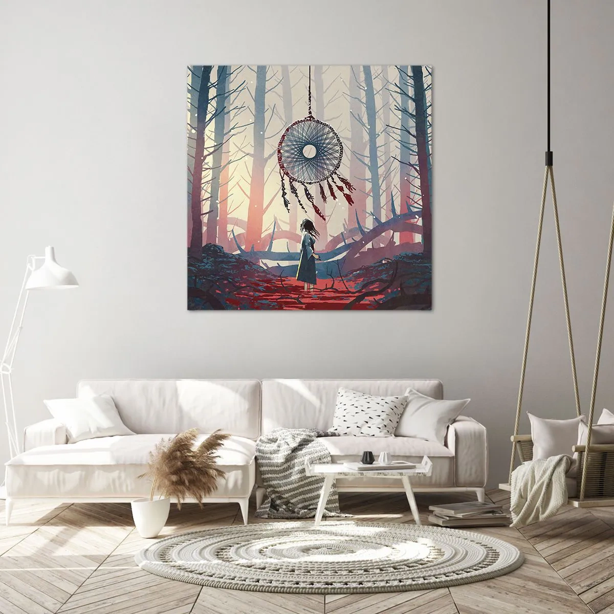 Obraz na plátne - Tajný rituál šťastia - 50x50 cm