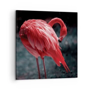 Obraz na plátne - Karmínová báseň prírody - 60x60 cm