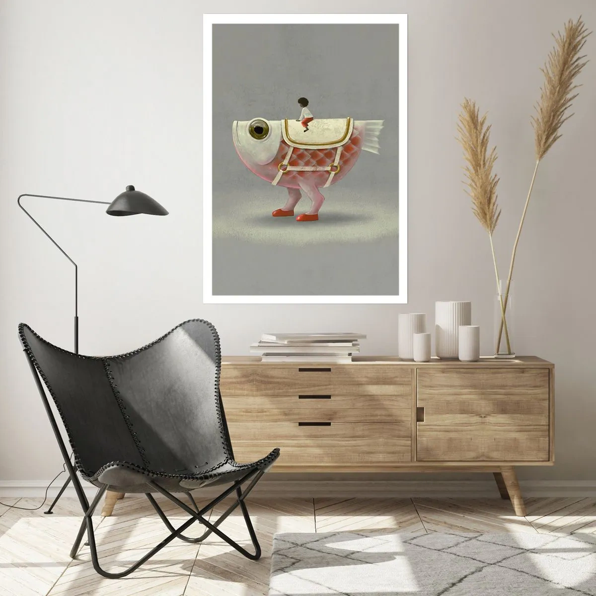 Plagát - Rybí jazdec - 50x70 cm