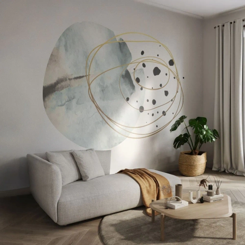 Samolepiaca Fototapeta Deluxe Sticker - V objatí priestoru - Abstrakcia, Kus, Moderný vzor - 200x140 cm