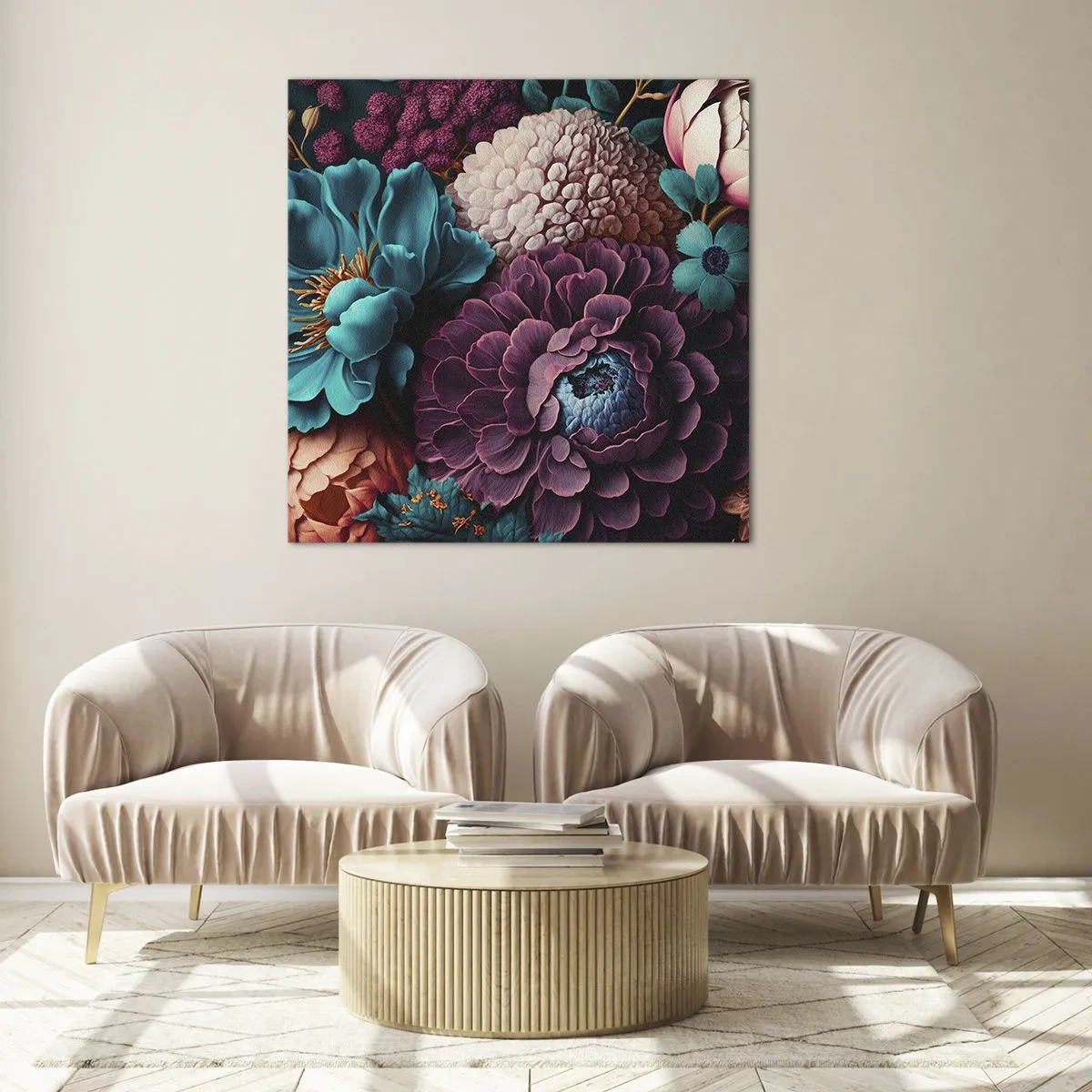 Obraz na skle - Úroda prírody - 70x70 cm