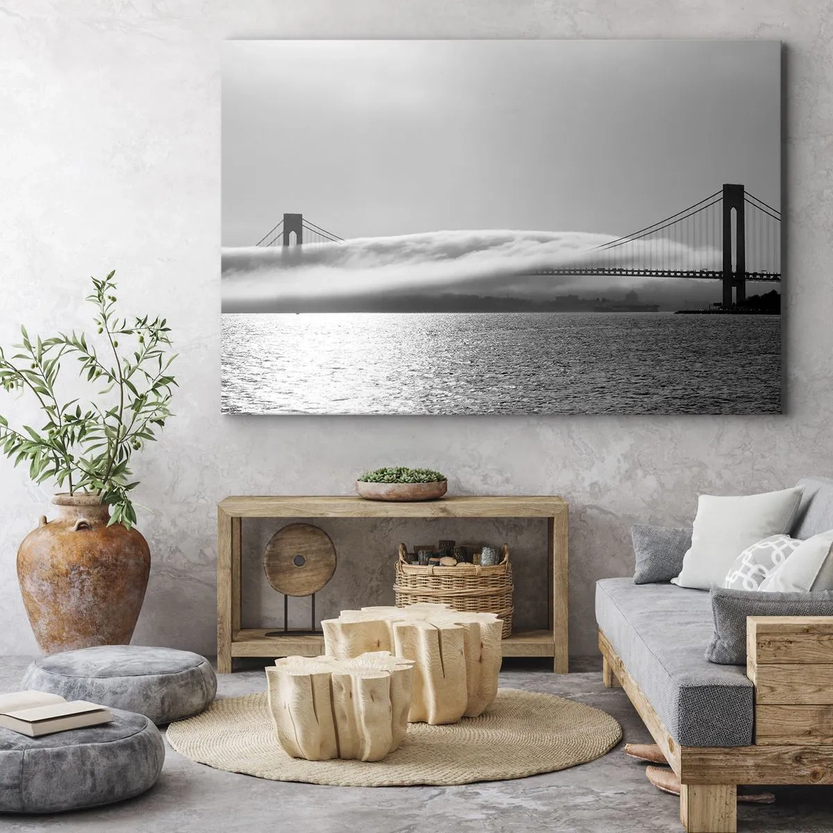 Obraz na plátne - Preplávať Zlatou bránou - 100x70 cm
