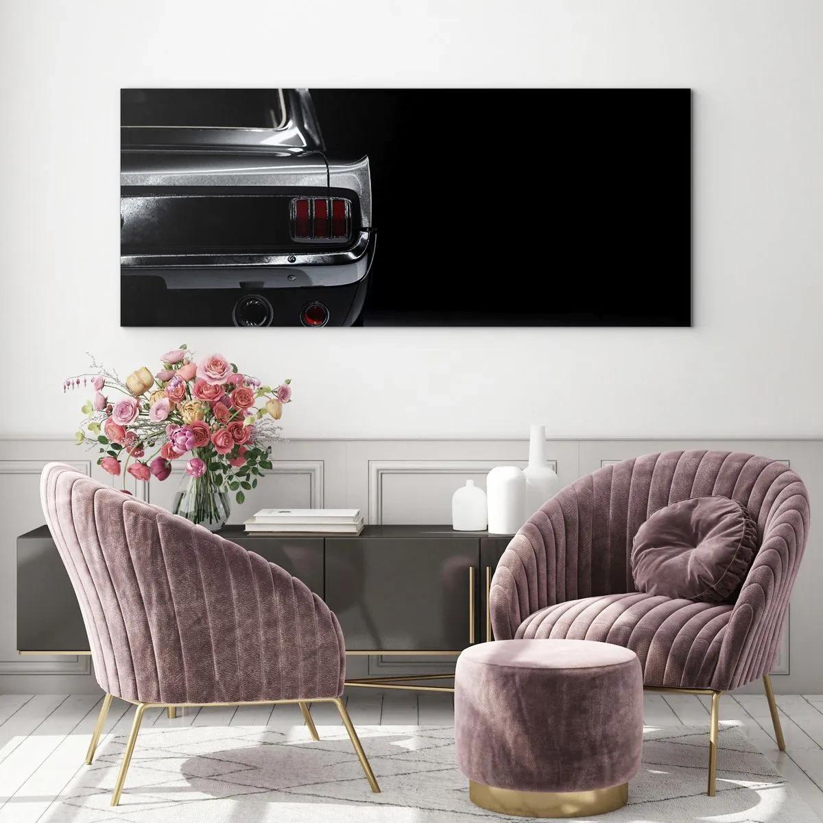 Obraz na skle - Kúzlo klasiky - 100x40 cm