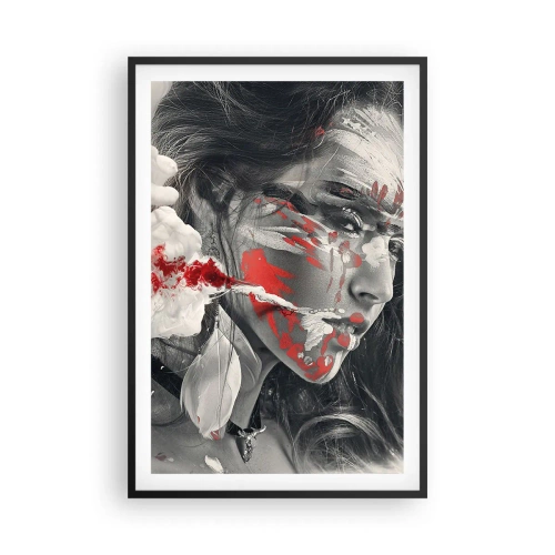 Plagát v čiernom ráme - V škárach absurdity - 61x91 cm