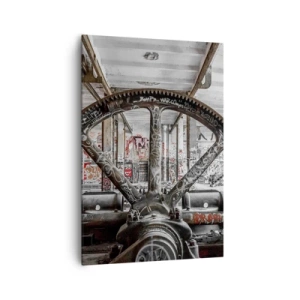 Obraz na plátne - Tajný život továrne - 70x100 cm