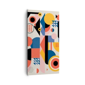 Obraz na plátne - Kompozícia: poďme sa hrať - 65x120 cm