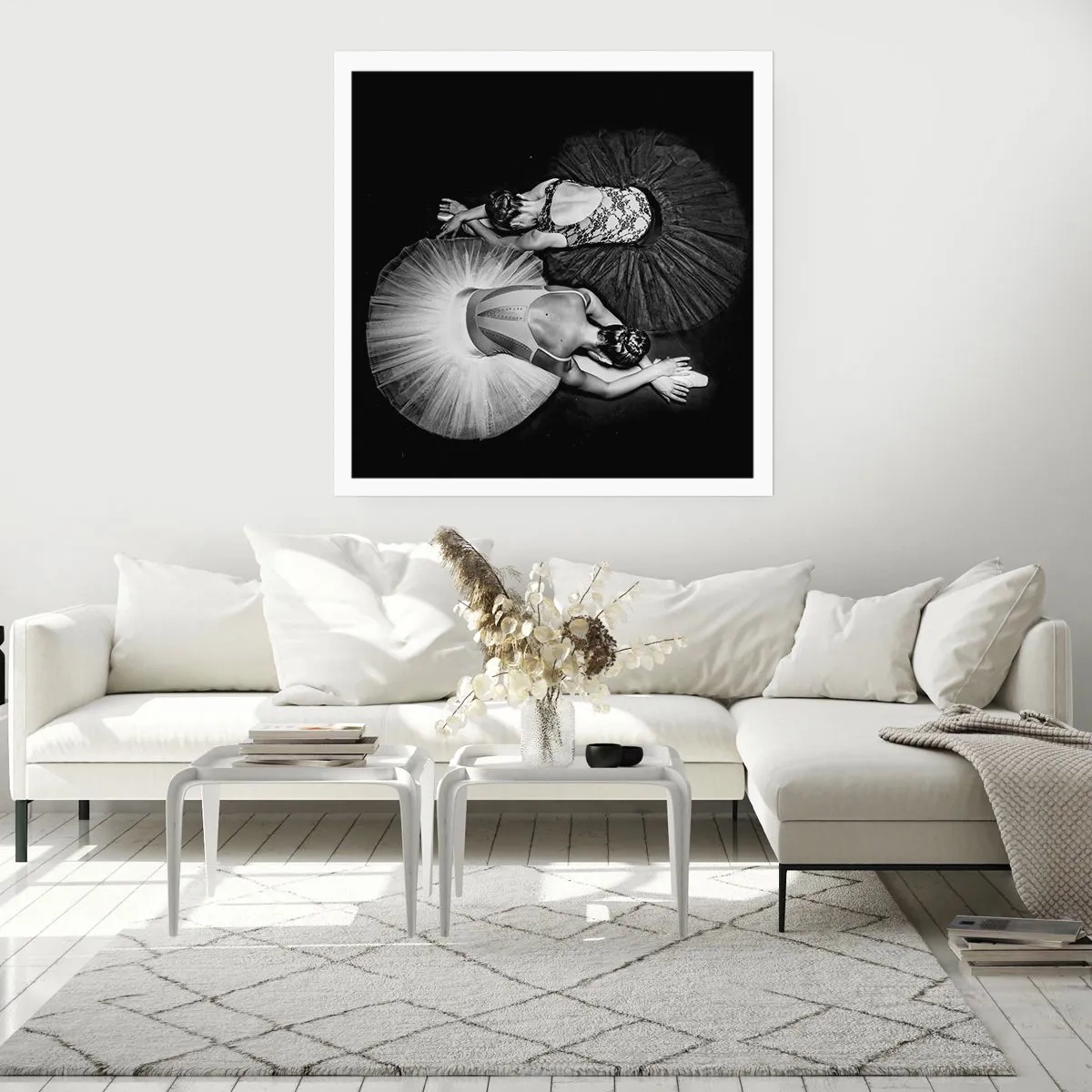 Plagát - Jin a jang – ideálna rovnováha - 60x60 cm