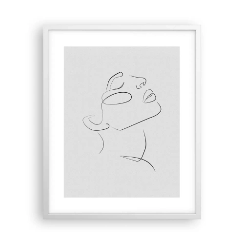 Plagát v bielom ráme - Meandre sna - 40x50 cm